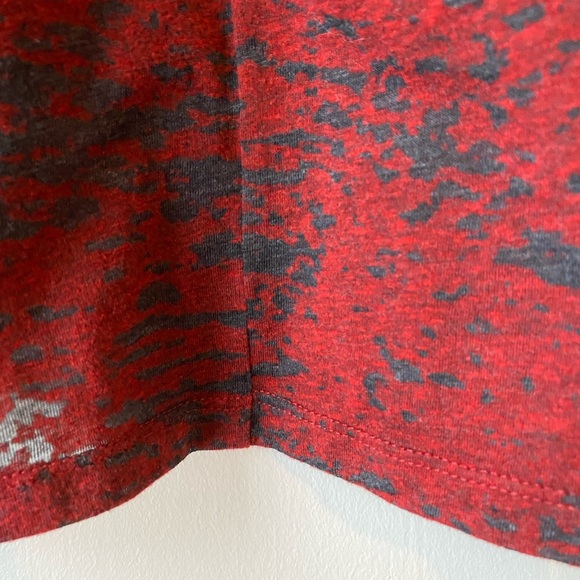 Scotch & Soda Nomadic Dreamers Mason and Scotch Red Top Drop Shoulder Burnout - Picture 6 of 8